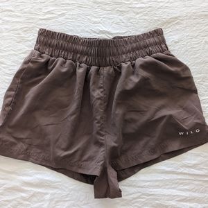 Wilo Brown Athletic Shorts